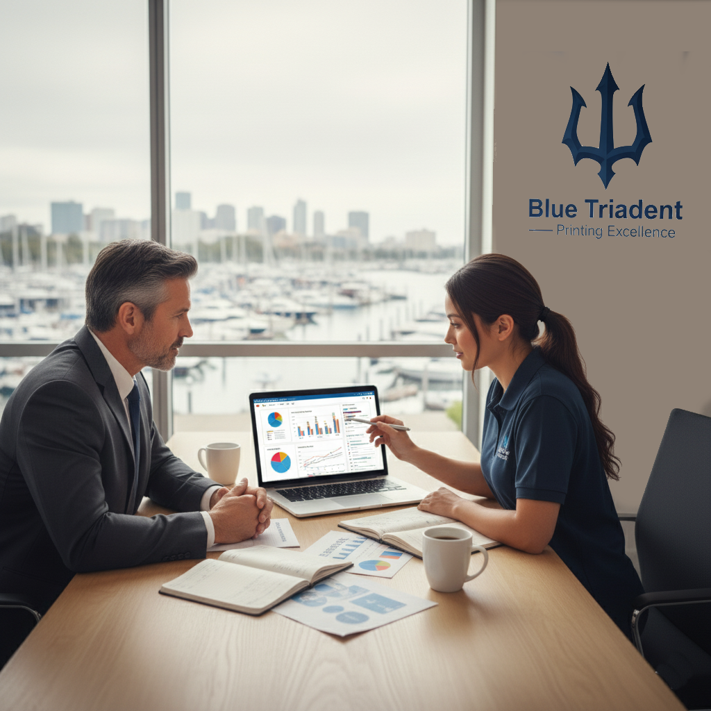 Close-up of SEO data and analytics showing increased search visibility for a local small business.